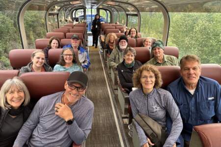 Gondwana Ecotours Denali Discovery D5 Guests on Alaska Railroad Kirsten Marquez