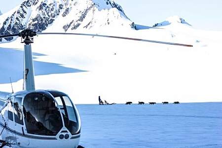 Gondwana Ecotours D2 Helicopter to Glacier Dogsledding Kirsten Marquez