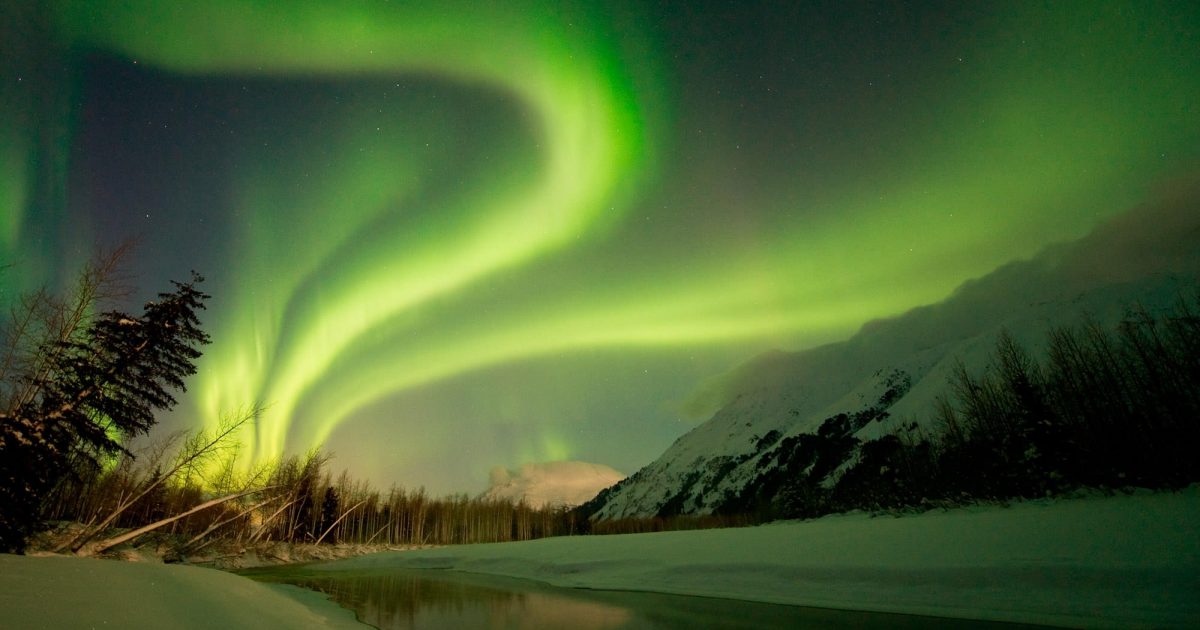 Alaska Naturally Aurora Show Anchorage Northern Lights…