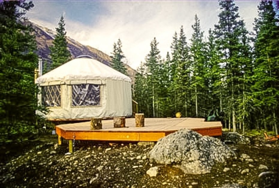 Yurt camping hotsell