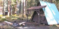 Redoubt Lake Cabin
