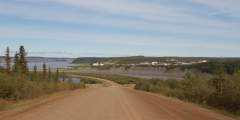 Mackenzie River Crossing and Tsiigehtchic
