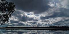 Stormy Lake Swimming Beach