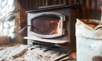 Denali park salmon bake fireplace 2015 oi54ny