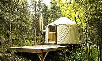 Eagle river nature center nice shot of river yurt 8 12 by laura p21lg7