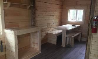 Rhein lake public use cabin interior of rhein lake puc p9ndpe