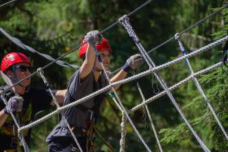 Zipline KTN Rainforest Zip Guests Bridge pik1mu