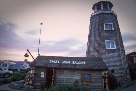 Salty Dawg Saloon and Lighthouse (mi 142)