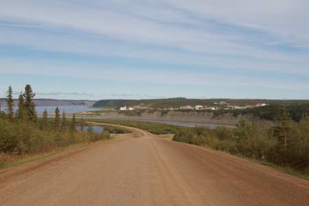 Mackenzie River Crossing and Tsiigehtchic