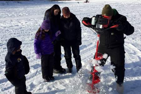 Rod's Alaskan Guide Service Ice Fishing