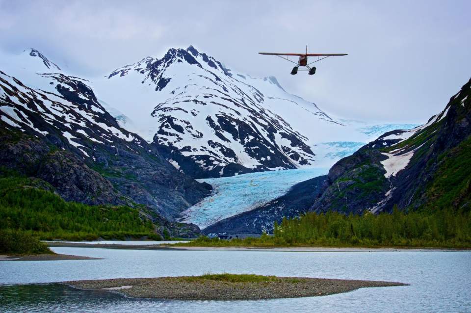 The chalet is just a 15-minute floatplane flight from Homer