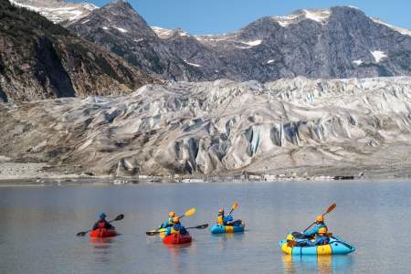 Above & Beyond Alaska: Fly-In Glacier Hike & Packraft