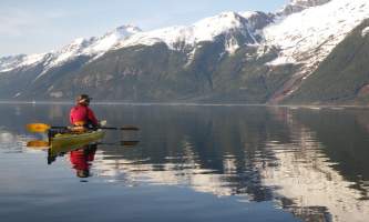 Alaska mountain guides sea kayaking IMGP09222019