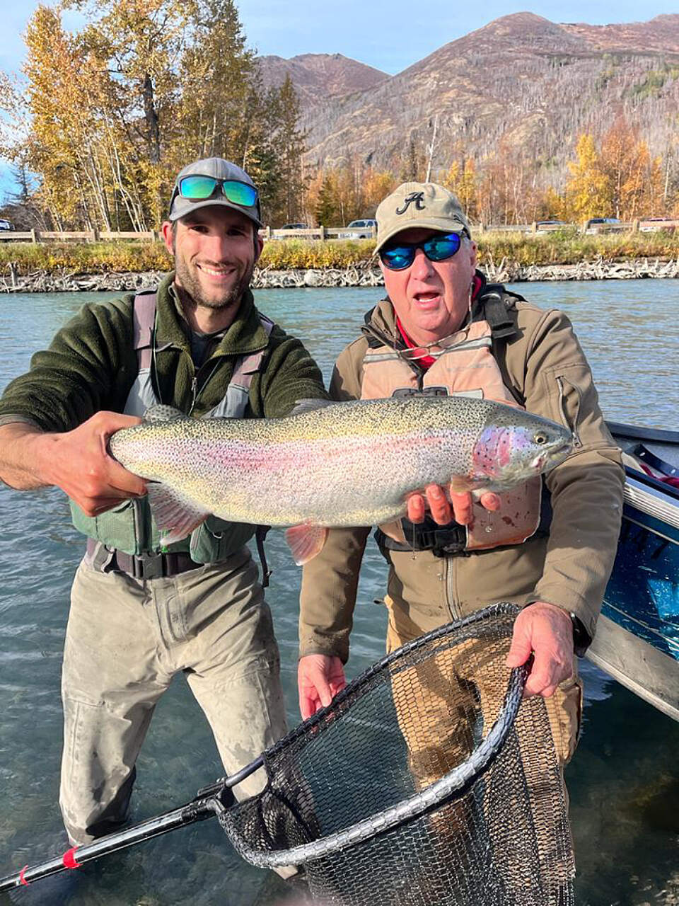 Fishing the remote Kenai River