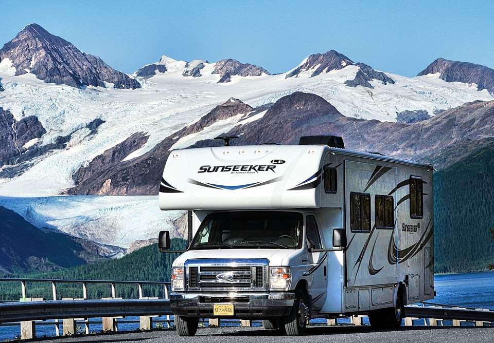 Cruise through the Inside Passage, pick up your RV, and explore Alaska at your own pace