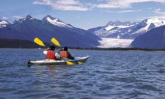Glacier view sea kayaking juneau kayak 3 Alaska Travel Adventures