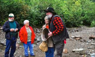 Historic gold mining panning adventure goldpanning4 Alaska Travel Adventures