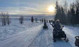 Alaska Wildlife Guide Snowmobile Sunshine Feb 2023 Kyle