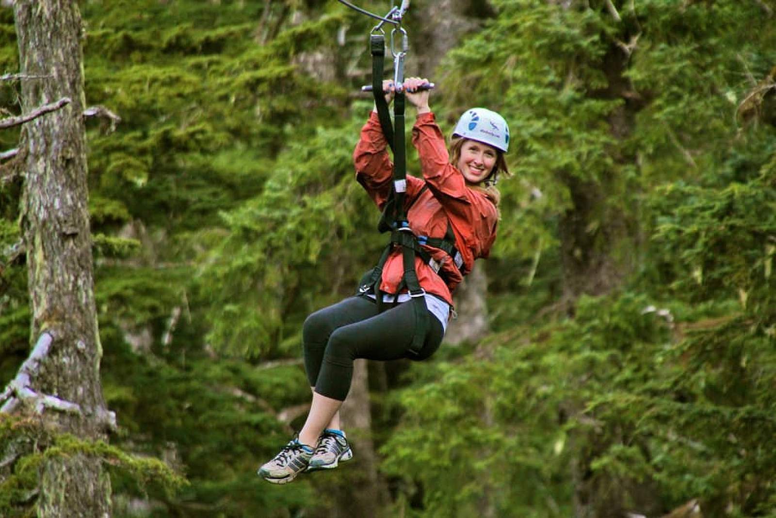 Alpine Zipline Adventure Juneau Alaska ALASKA ORG   Alaska Alpine Zipline Adventures Juneau Carolyn Zip Alaska Zipline Adventures 