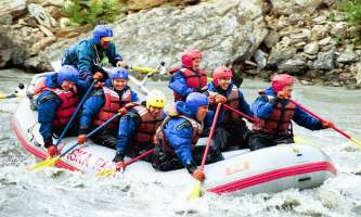 Explore denali rafting DPR Owned 029 Alaska Channel Rafing at Denali Park Village