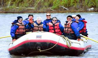 Explore denali rafting DPR Owned 031 Alaska Channel Rafing at Denali Park Village