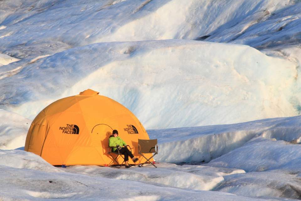 Ascending Path offers the ultimate glacier overnight camping adventure
