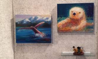 Alaska otter Aurora Fine Art Gallery