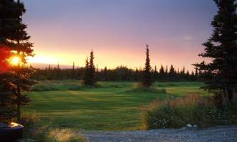 Black Diamond Golf Sun Set on the Green2019