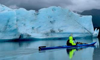 2020 Glacier Blue Kayak Guide High Viz