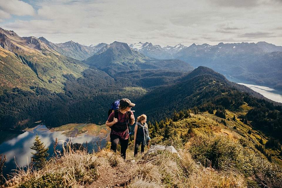 Create your own adventure by using Coldwater Alaska's Water Taxi Services, like hiking in Kachemak Bay State Park