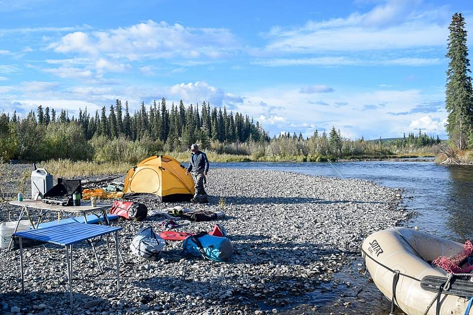Leave it up to the guides on a fully-catered multi-day rafting trip on the Copper River, one of Alaska's finest float trips