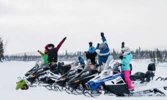 Fairbanks Snow Sleighers Snowmobile Tours 38