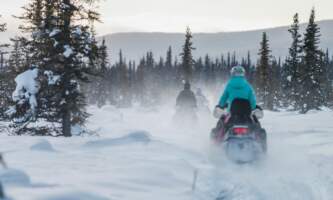 Fairbanks Snow Sleighers Snowmobile Tours 44