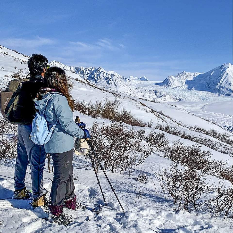 Get outside and explore Alaska in the winter with Go Hike Alaska