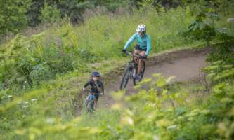 Hilltop Ski Area Summer Biking Hilltop riding 001 Robert De Berry