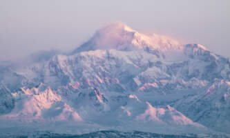 Denali Whale s Tail Backpacking Denali fresh snow