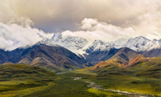 Denali Whale s Tail Backpacking Denali snowy peaks