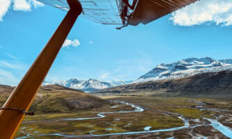 Wrangells Traverse Wrangells skolai pass flight