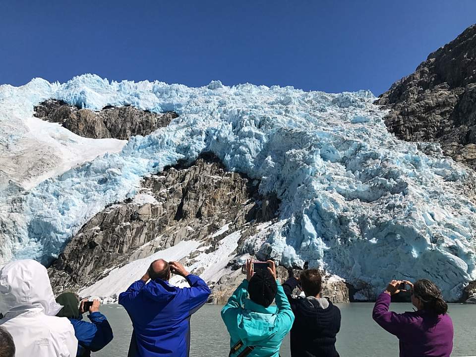 Your captain takes the boat as close to any glacier as safely possible for the best view