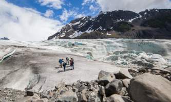 Exit glacier guides helicopter glacier hiking 13