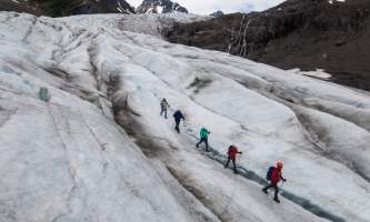Exit glacier guides helicopter glacier hiking 16