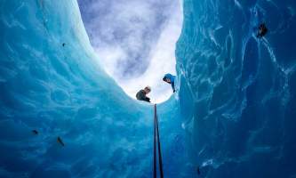 Exit glacier guides ice climbing 10