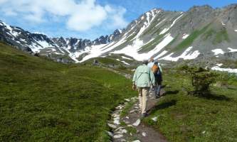 Exit glacier guides nature hike 10