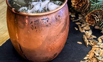 Meandering Goat Dinner Cruise copper drink Meredith