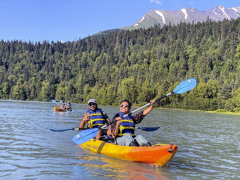 Moose Pass Kayaking Tours, Kayak on Trail Lake