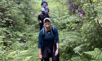 Moose pass adventures hiking Vagt Lake Jen