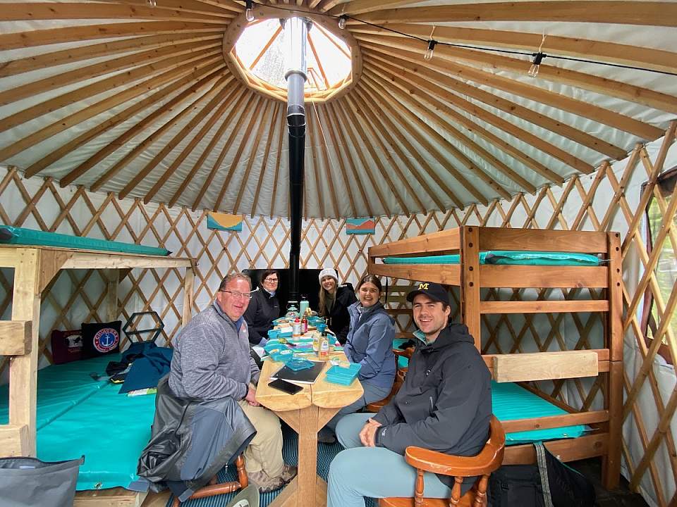 Moose pass adventures backcountry yurt 1