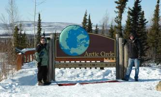 Northern AK Tour Co Arctic Circle Sign2019