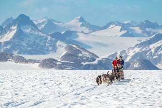 Northstar trekking glacier dog sled adventure North Star Sledding