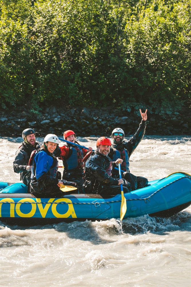 NOVA Alaska Guides Calm Float Trips and Whitewater Rafting